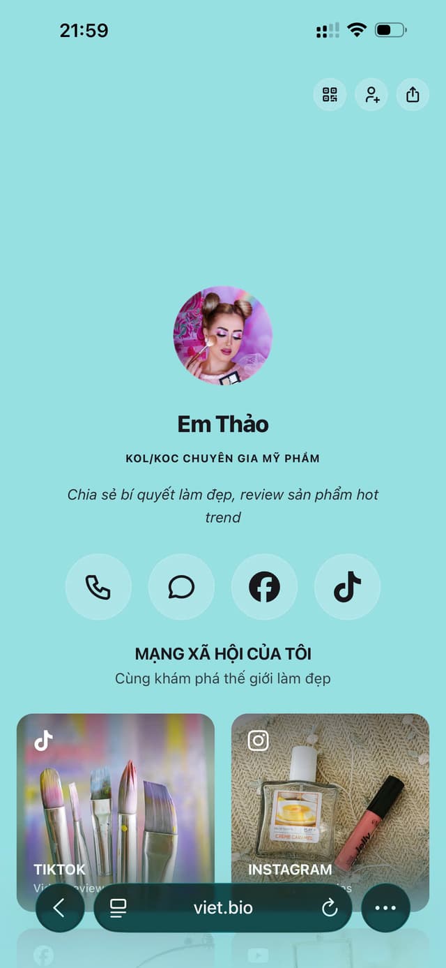 LinkinBio creator 2