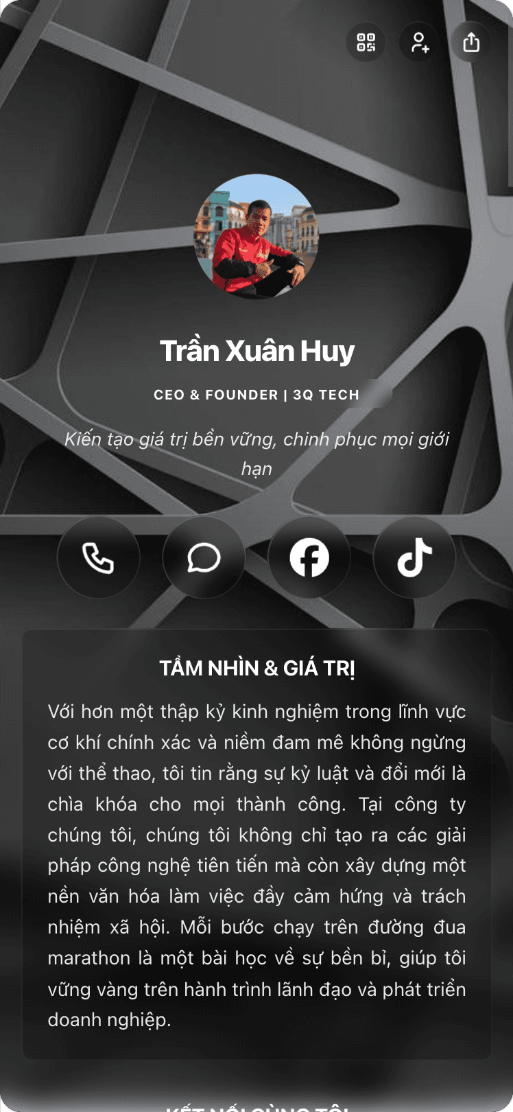 Card của Huy CEO